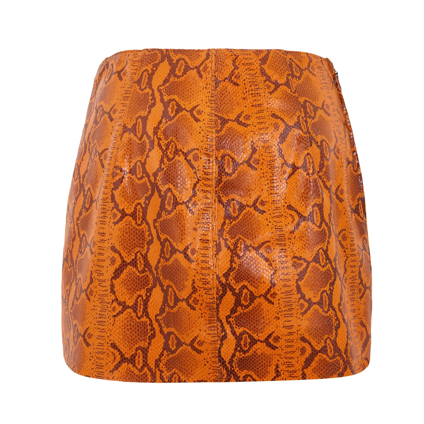 1 of 1 FOUR PANEL LEATHER SKIRT