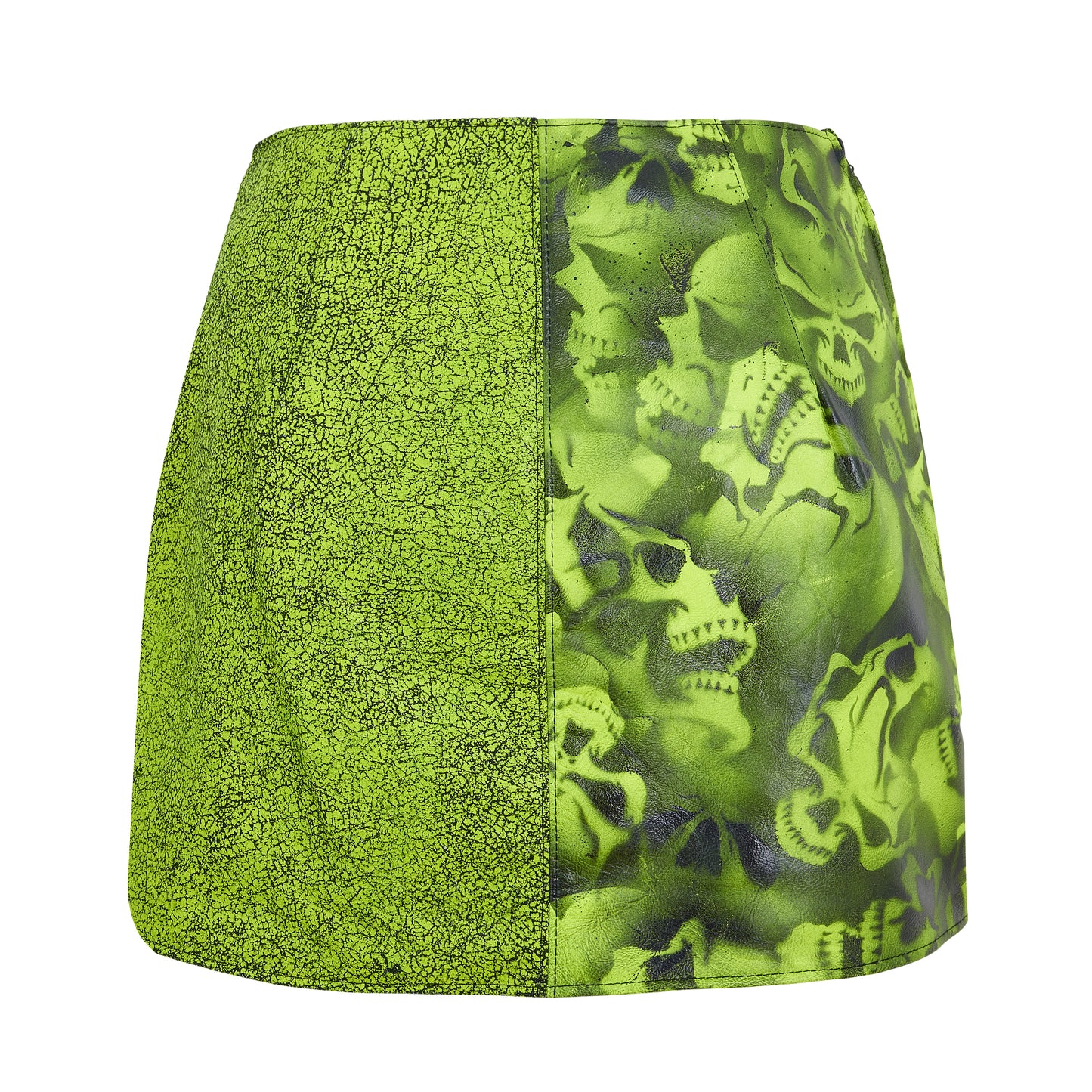 1 of 1 FOUR PANEL LEATHER SKIRT