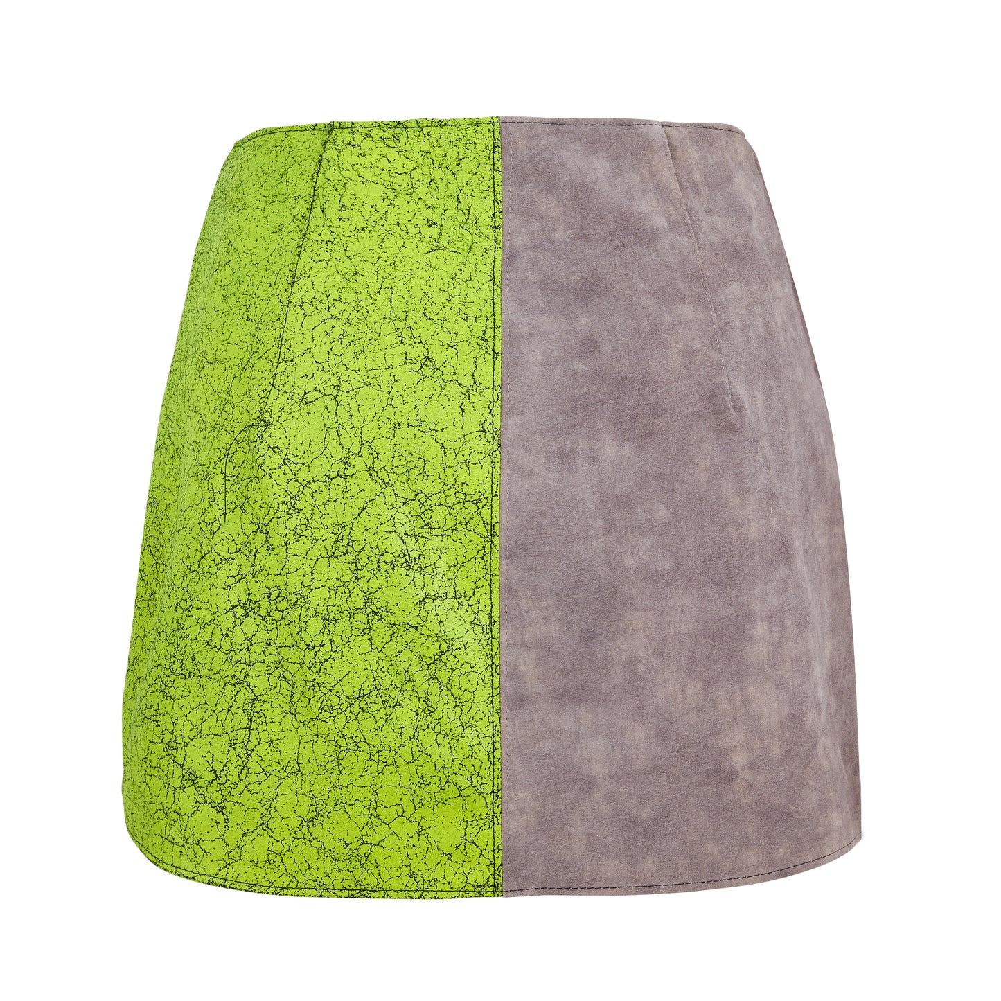 1 of 1 FOUR PANEL LEATHER SKIRT