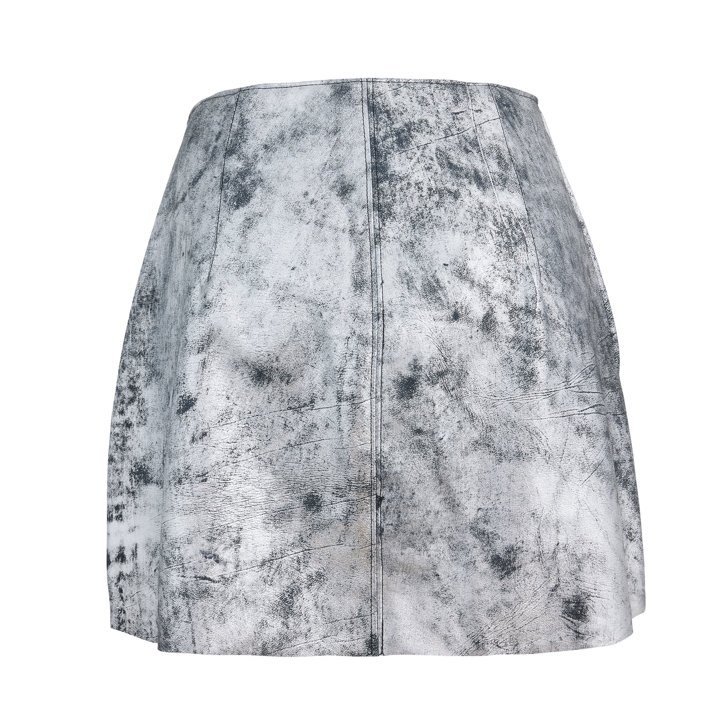 1 of 1 FOUR PANEL LEATHER SKIRT