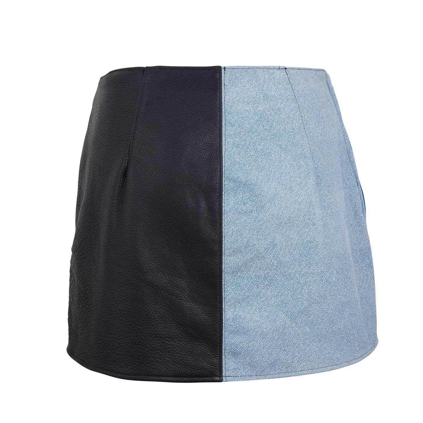 1 of 1 FOUR PANEL LEATHER SKIRT