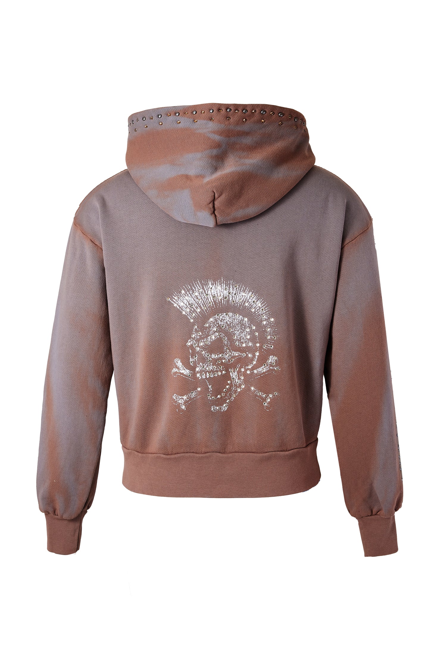 SKULL SOUVENIR ZIP HOODIE